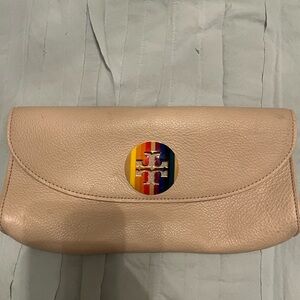 Tory Burch Tan Leather Clutch